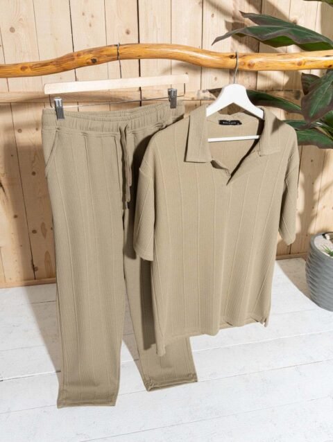 Marseille Suit Collared Polo T-shirt And Pants