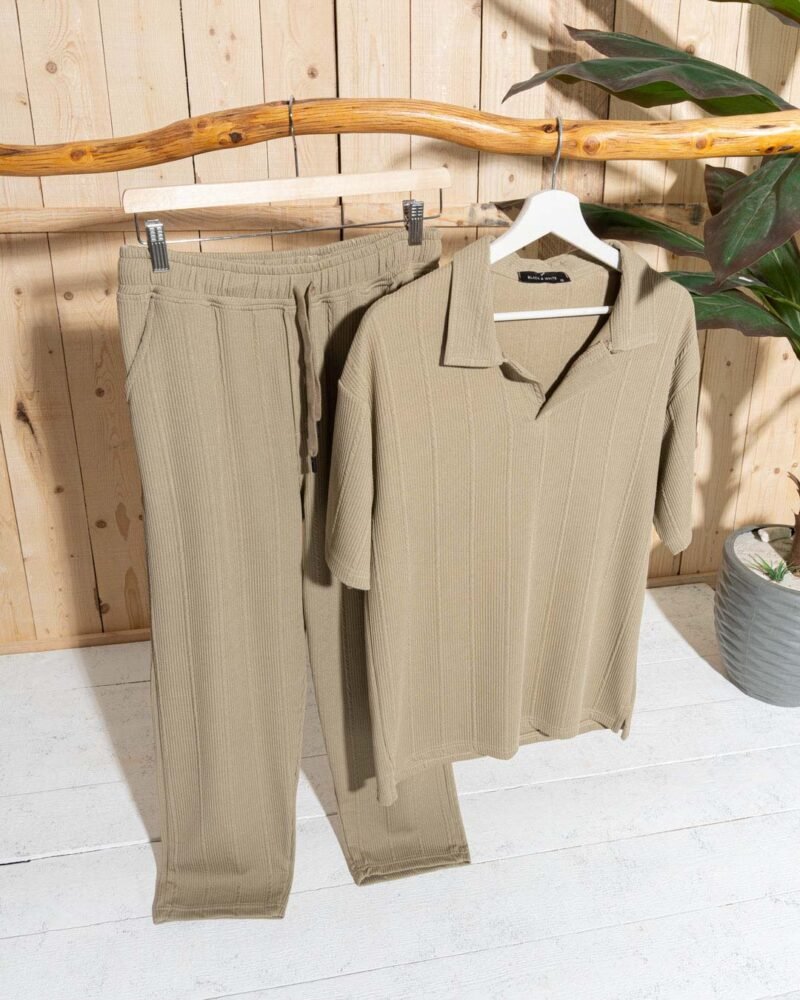 Marseille Suit Collared Polo T-shirt And Pants