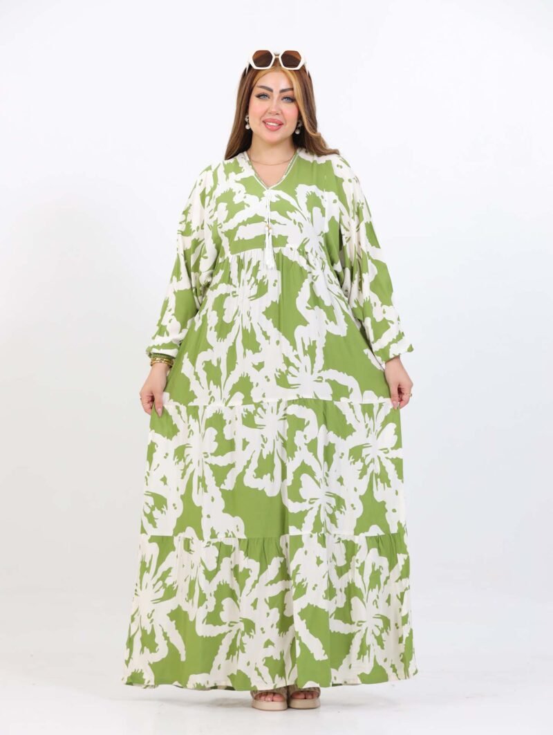 ⁦Butterfly Fazkose Abaya⁩ - الصورة ⁦2⁩