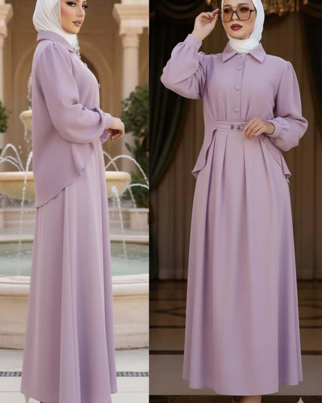 فستان شاموا اجنبي مكلف جوخ بوكليه - الصورة 4