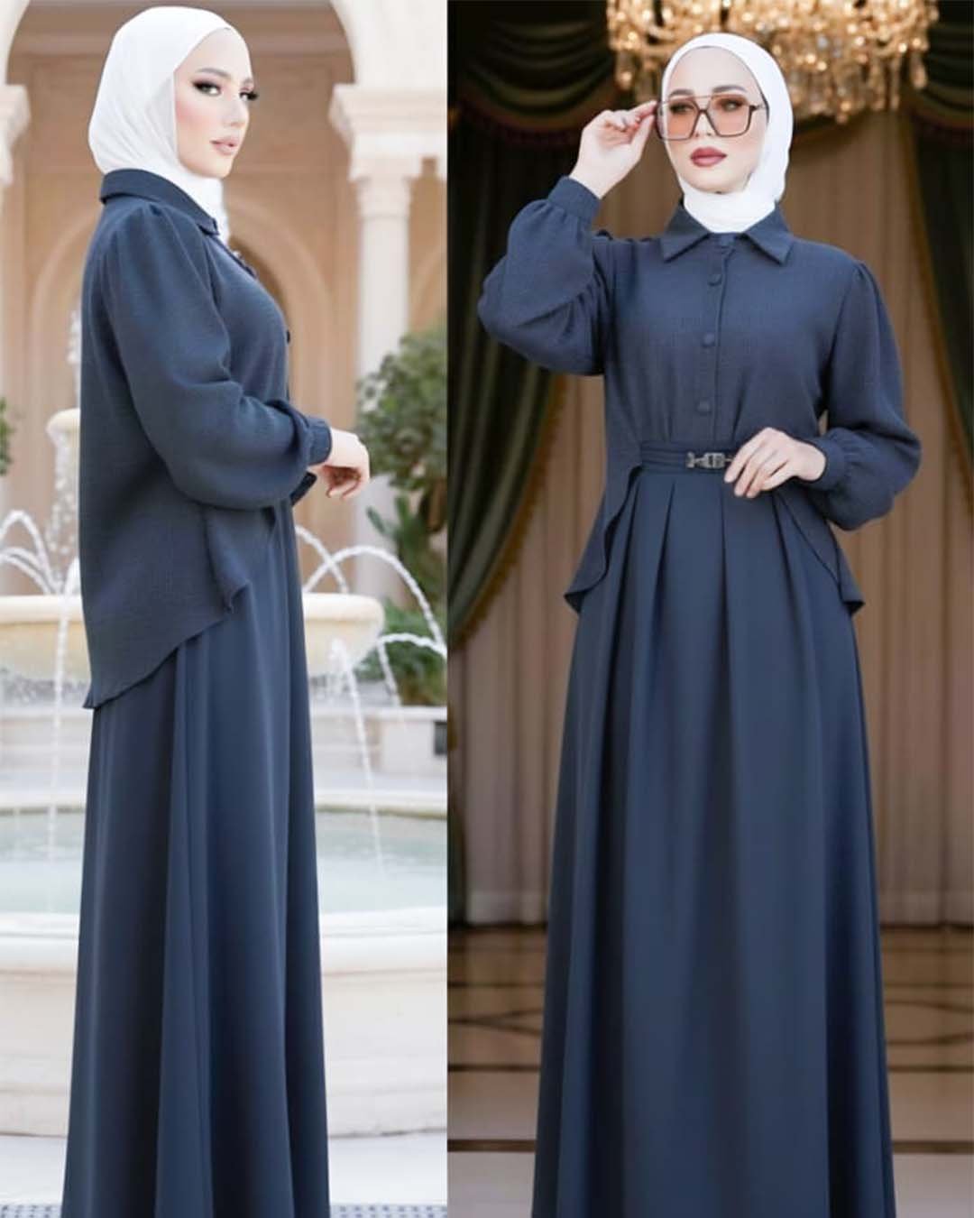 فستان شاموا اجنبي مكلف جوخ بوكليه - الصورة 5